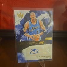 2024-25 Panini Court Kings Impressionist Ink Autographs Carlos Boozer #II-BOO card