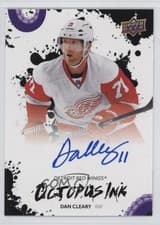 2025-26 Upper Deck Detroit Red Wings Centennial Octopus Ink Dan Cleary #OI-DC card