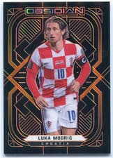 Luka Modric 2021 Panini Obsidian card