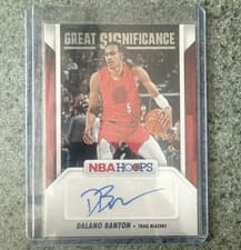 2024-25 Hoops Great SIGnificance Dalano Banton #GS-DBB card