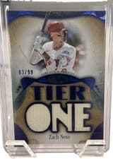 2026 Topps Tier One Tier One Relics Die-Cut Zach Neto #T1RD-ZN card