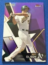 Matt Olson 2018 Topps Finest card