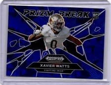 2025 Panini Prizm Draft Picks Prizm Break Xavier Watts #8 card