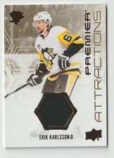 2024-25 Upper Deck Premier Premier Attractions Jersey Erik Karlsson #PA-EK card