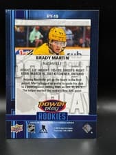 2025-26 Upper Deck Power Play Brady Martin #PY-19 card