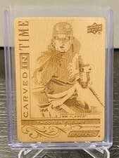2024-25 Upper Deck Engrained Icons Carved in Time Theoren Fleury #CT-TF card