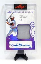 2025 Leaf Spectacular Baseball Signature Swatch Eddie Murray #SS-EM1 card