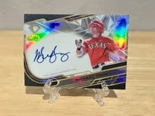 2025 Topps Diamond Icons Icons Chrome Autographs Michael Young #ACC-MY card
