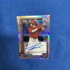 2025 Topps Pro Debut Chrome Autographs John Spikerman #PDC-71 card