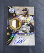 2025 Topps Tribute Threads Autograph Relics Fernando Tatis Jr. #TTTA-FTJ card