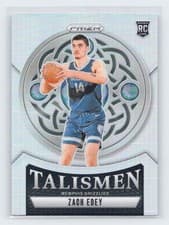2024-25 Panini Prizm Talismen Zach Edey #21 card