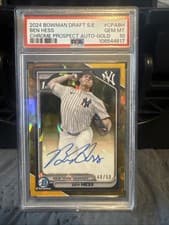 2024 Bowman Draft Sapphire Edition Prospect Autographs Ben Hess #CPA-BH card