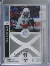2024-25 SP Game Used 2024 Stanley Cup Finals Net Cord Relics Sam Reinhart #SCN-SR card