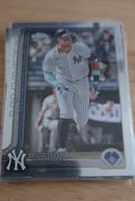 Aaron Judge 2025 Topps Chrome card