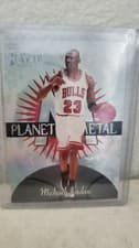Michael Jordan 1997 Metal Universe Planet Metal card