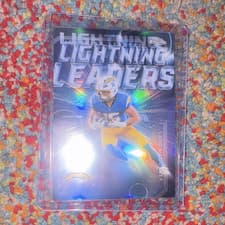 2025 Topps Chrome Lightning Leaders Ladd McConkey #LL-17 card