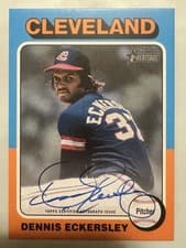 2024 Topps Heritage Real One Autograph Dennis Eckersley #ROA-DEC card