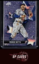 2025 Topps Cosmic Chrome StarFractor Mookie Betts #SF-18 card