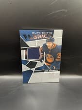 Leon Draisaitl 2021 SP Game Used Authentic Fabrics card