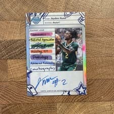 2024-25 Bowman University Chrome Course Load Autographs Jayden Nunn #CLA-JN card