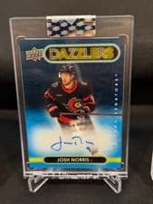 2024-25 Upper Deck Clear Cut 2021-22 UD Dazzlers Josh Norris #DA-JN card