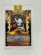 2025-26 Topps 3 Next Feature Signatures Cedric Coward #NF-CC card