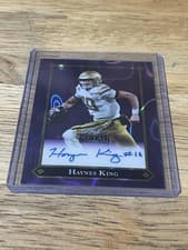 2025 Leaf Metal 92 Autographs Haynes King #92L-HK1 card