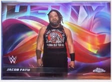 2026 Topps Chrome WWE Helix Jacob Fatu #HLX-2 card