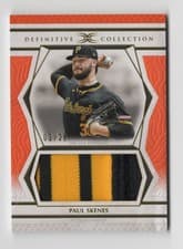 2025 Topps Definitive Collection Jumbo Relic Collection Paul Skenes #DJRC-PS card