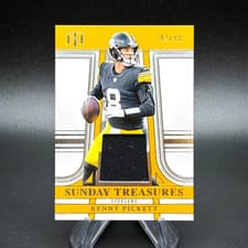 Kenny Pickett 2023 Panini National Treasures Sunday Treasures card