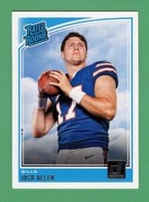 Josh Allen 2018 Donruss card