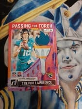 2024 Donruss Passing the Torch Mark Brunell / Trevor Lawrence #PTT-JAX card