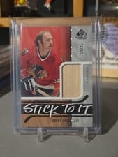 2024-25 SP Game Used Stick to It Bobby Hull #STI-BH card