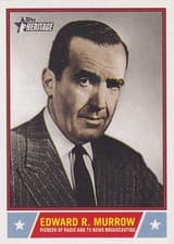 2025 Topps Heritage Notable Americans Edward R. Murrow #NS-74 card