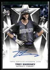 2025 Topps Baseball Stars Autographs Trey Sweeney #BSA-TRE card