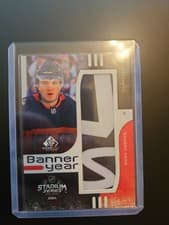 2024-25 SP Game Used 2024 Stadium Series Banner Year Relics Noah Dobson #BYSS-ND card