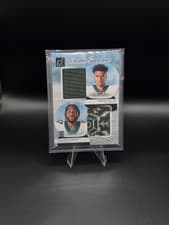 Jordan Travis / Malachi Corley 2024 Donruss Rookie Holiday Sweater Duals card