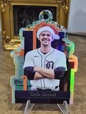 2025 Topps Holiday Die-Cut Ornaments Tarik Skubal #PO-20 card