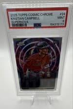 2025 Topps Cosmic Chrome Supernova Kristian Campbell #S-24 card