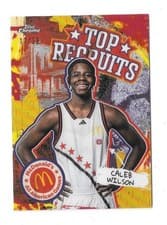2025 Topps Chrome McDonald's All American Top Recruits Caleb Wilson #TP-10 card