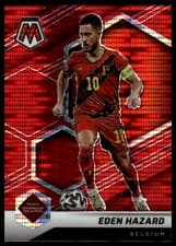 Eden Hazard 2021 Panini Mosaic Road to FIFA World Cup card