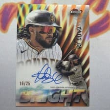 Fernando Tatis Jr. 2024 Finest Future So Bright Autographs card