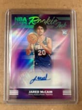 2024-25 Hoops Rookie Ink Jared McCain #RI-JAR card