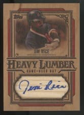 2025 Topps Heavy Lumber Autograph Relics Series One Jim Rice #HLAR-JR card