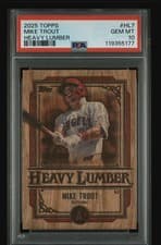 2025 Topps Heavy Lumber Mike Trout #HL-7 card
