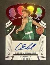 Carsen Edwards 2019 Panini Crown Royale Rookie Autographs card
