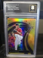 Shane Bieber 2021 Panini Select Stars card