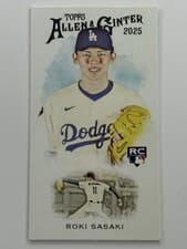 2025 Topps Allen & Ginter 1889 N22 (Minis) Roki Sasaki #N222-18 card