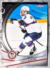 Cayla Barnes 2026 Topps Chrome Olympic Hopefuls card