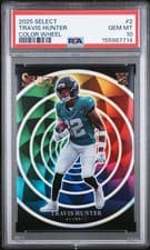 2025 Panini Select Color Wheel Travis Hunter #2 card
